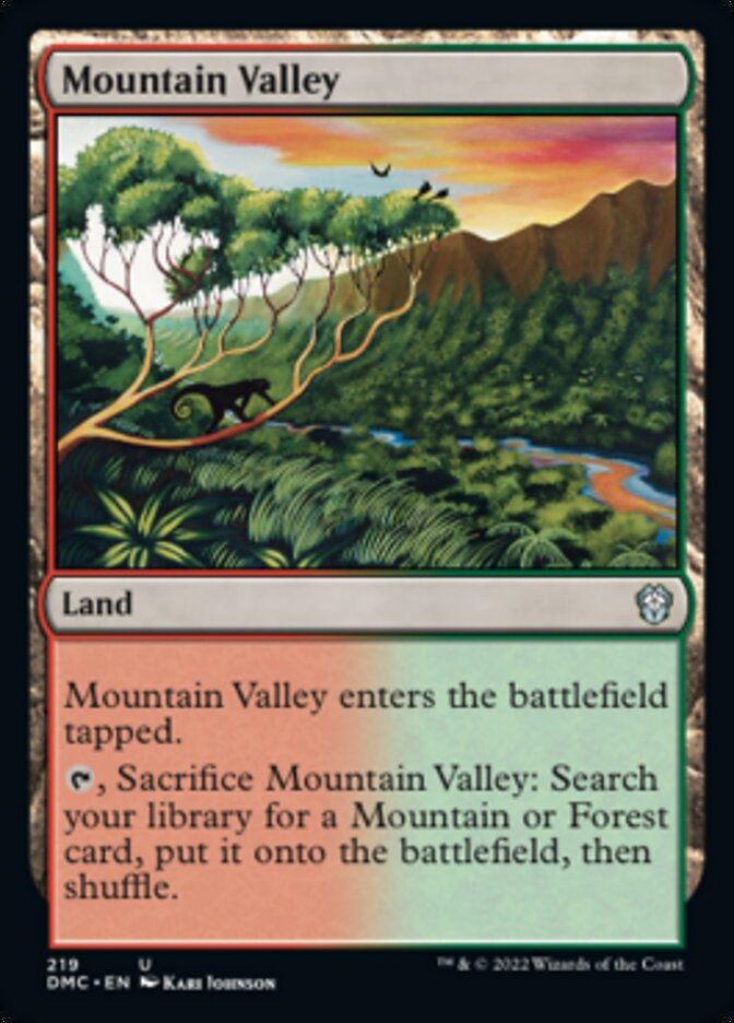 Mountain Valley [Dominaria United Commander] | PLUS EV GAMES 