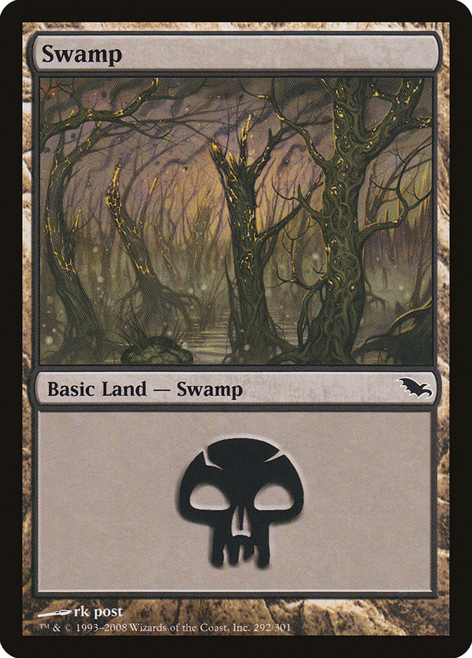 Swamp (292) [Shadowmoor] | PLUS EV GAMES 