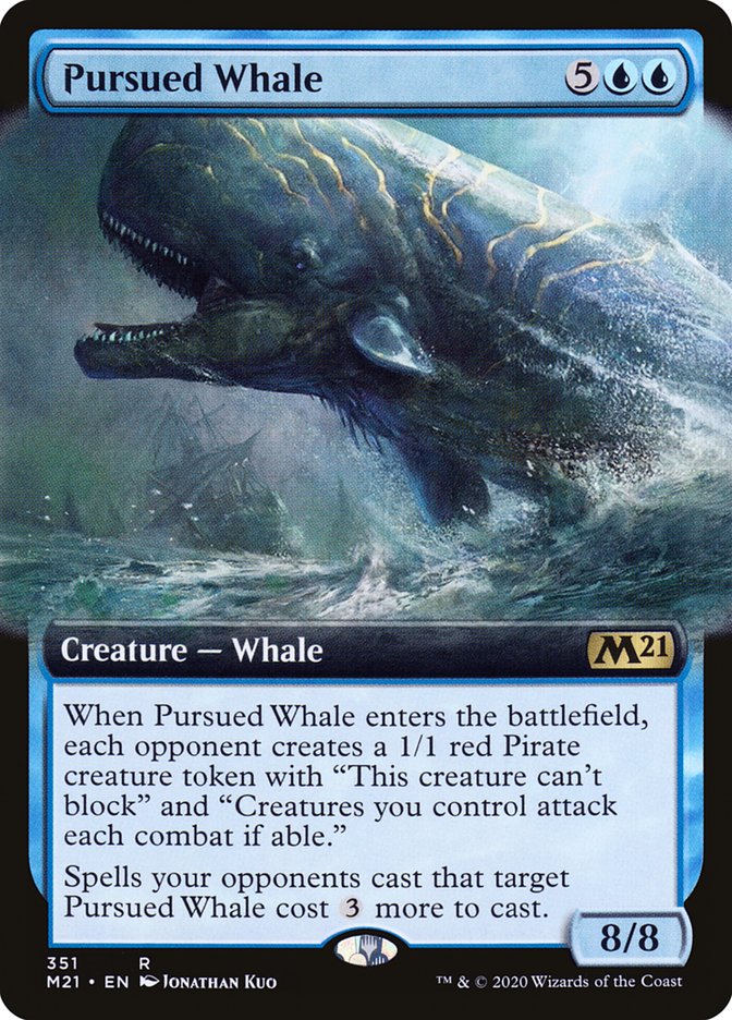Pursued Whale (Extended) [Core Set 2021] | PLUS EV GAMES 