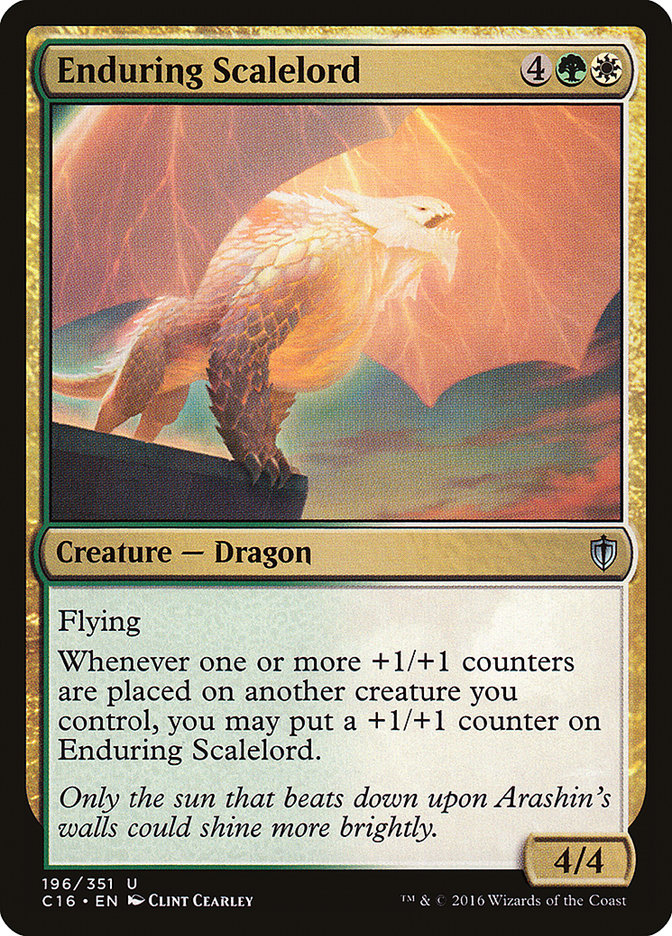 Enduring Scalelord [Commander 2016] | PLUS EV GAMES 