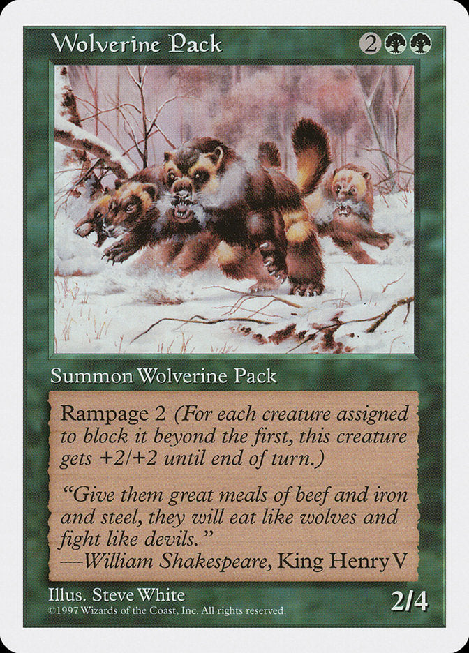 Wolverine Pack [Fifth Edition] | PLUS EV GAMES 