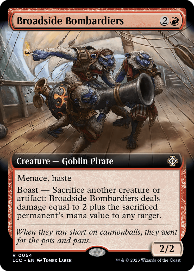 Broadside Bombardiers (Extended Art) [The Lost Caverns of Ixalan Commander] | PLUS EV GAMES 