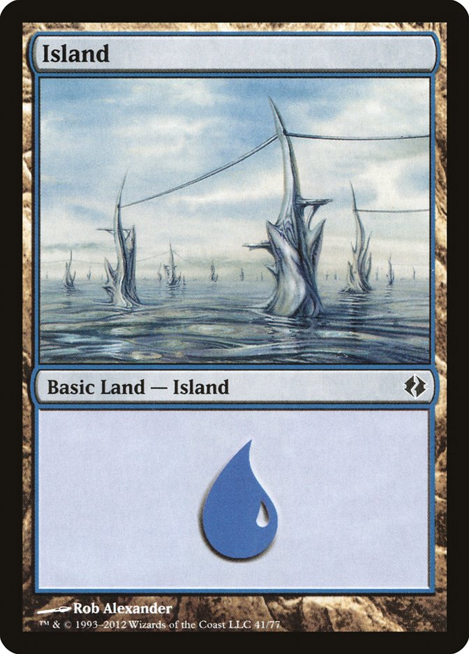 Island (41) [Duel Decks: Venser vs. Koth] | PLUS EV GAMES 