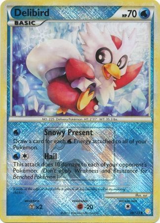 Delibird (39/123) (League Promo) [HeartGold & SoulSilver: Base Set] | PLUS EV GAMES 