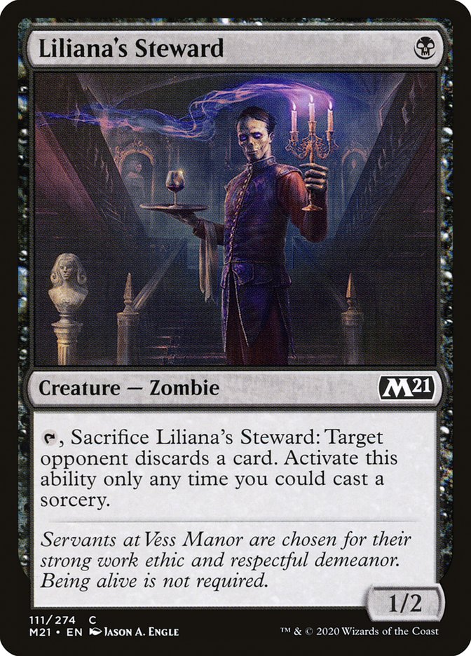 Liliana's Steward [Core Set 2021] | PLUS EV GAMES 