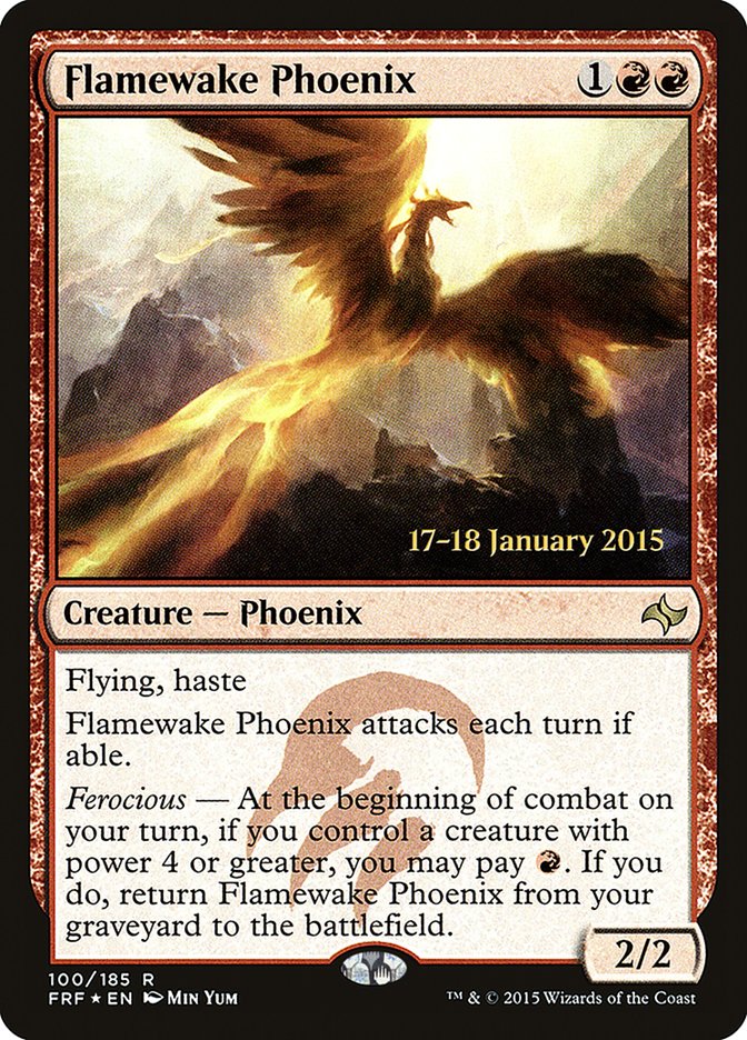 Flamewake Phoenix  [Fate Reforged Prerelease Promos] | PLUS EV GAMES 