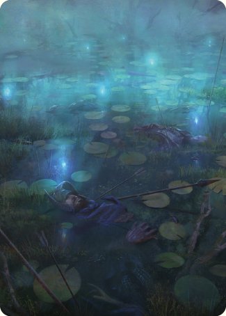 The Dead Marshes Art Card [The Lord of the Rings: Tales of Middle-earth Art Series] | PLUS EV GAMES 