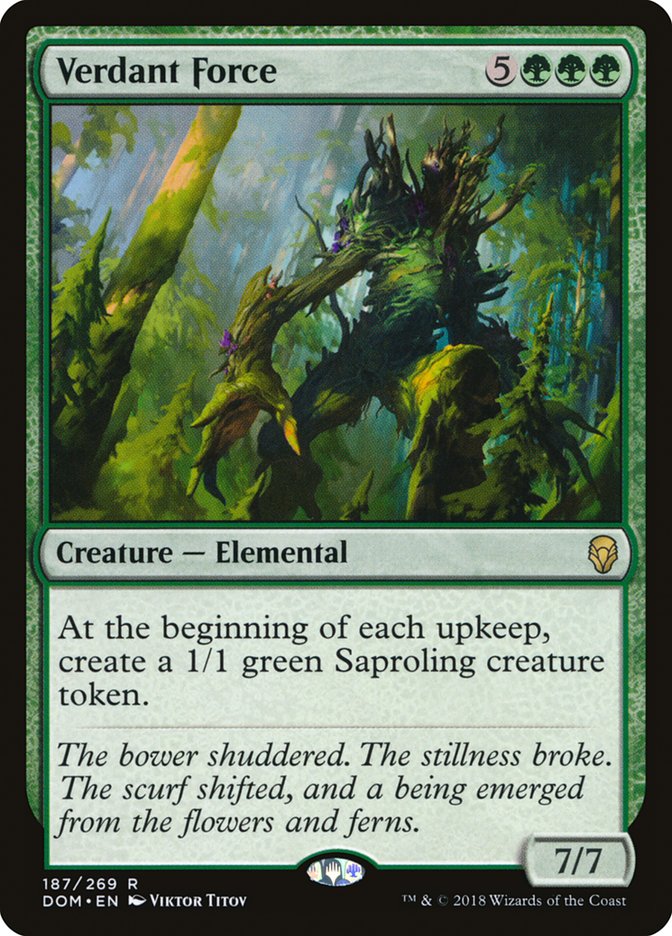 Verdant Force [Dominaria] | PLUS EV GAMES 