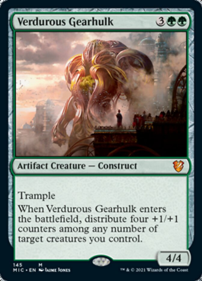 Verdurous Gearhulk [Innistrad: Midnight Hunt Commander] | PLUS EV GAMES 