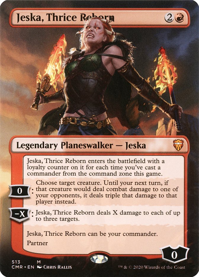 Jeska, Thrice Reborn (Borderless) [Commander Legends Borderless] | PLUS EV GAMES 