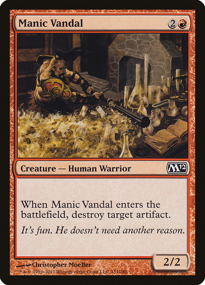 Manic Vandal [Magic 2012] | PLUS EV GAMES 