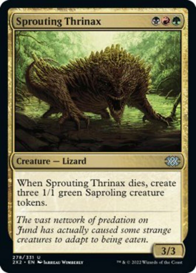 Sprouting Thrinax [Double Masters 2022] | PLUS EV GAMES 