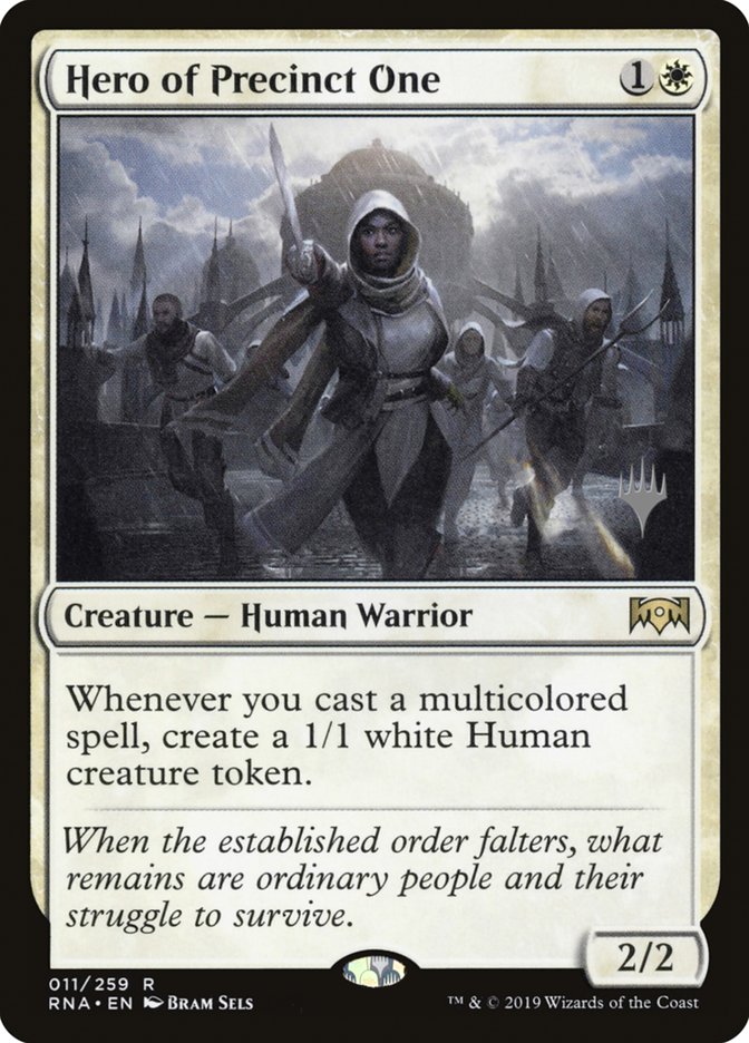 Hero of Precinct One (Promo Pack) [Ravnica Allegiance Promos] | PLUS EV GAMES 