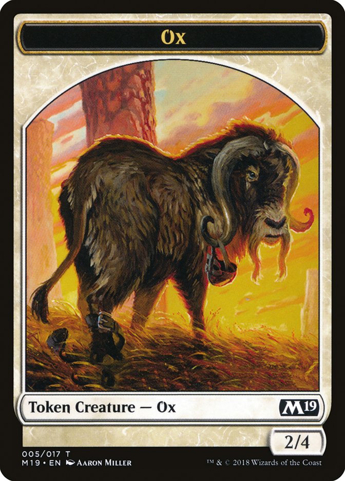 Ox [Core Set 2019 Tokens] | PLUS EV GAMES 