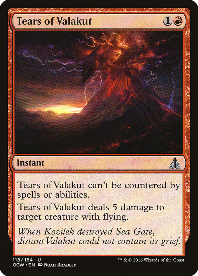 Tears of Valakut [Oath of the Gatewatch] | PLUS EV GAMES 