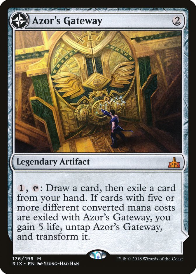 Azor's Gateway // Sanctum of the Sun [Rivals of Ixalan] | PLUS EV GAMES 