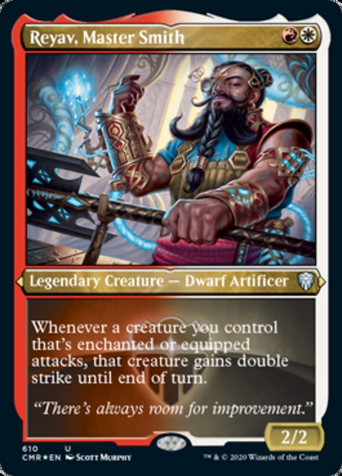 Reyav, Master Smith [Commander Legends Etched] | PLUS EV GAMES 