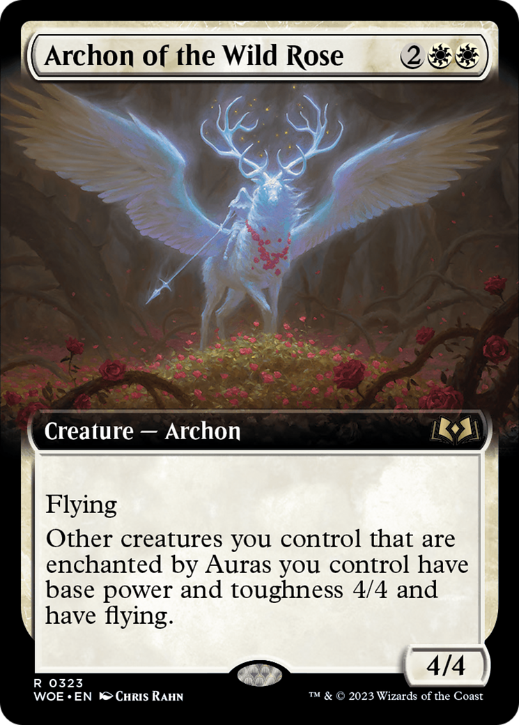 Archon of the Wild Rose (Extended Art) [Wilds of Eldraine] | PLUS EV GAMES 