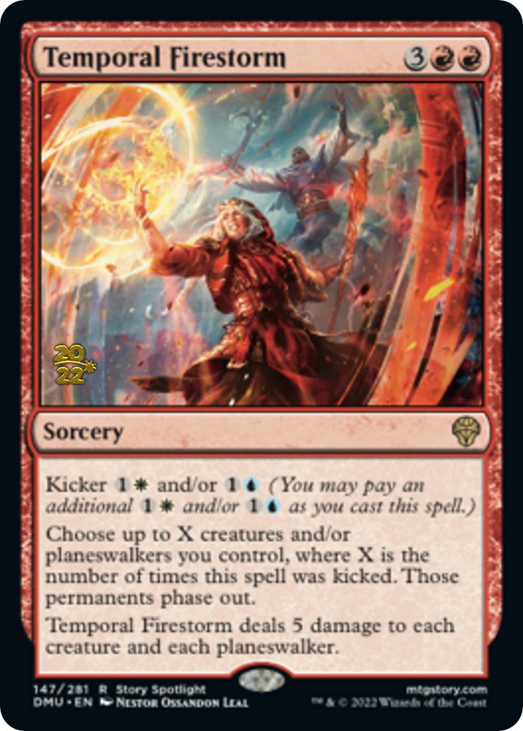 Temporal Firestorm [Dominaria United Prerelease Promos] | PLUS EV GAMES 