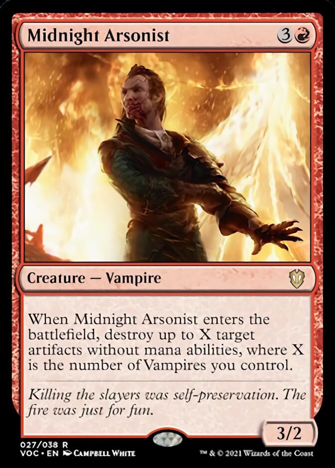 Midnight Arsonist [Innistrad: Crimson Vow Commander] | PLUS EV GAMES 