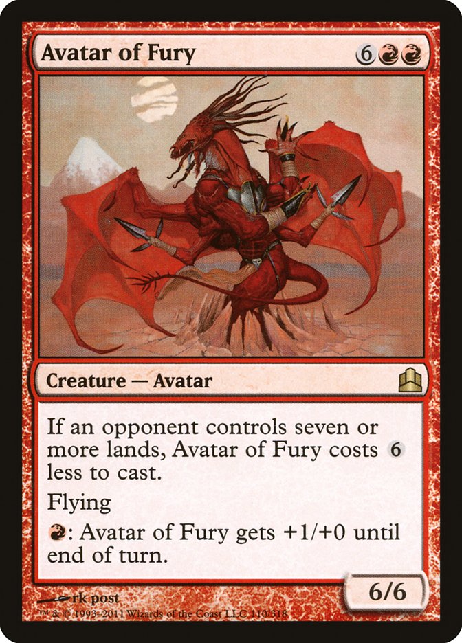 Avatar of Fury [Commander 2011] | PLUS EV GAMES 