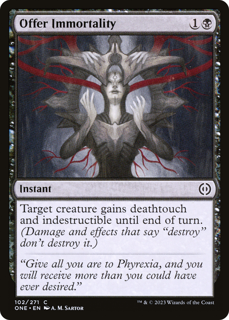 Offer Immortality [Phyrexia: All Will Be One] | PLUS EV GAMES 