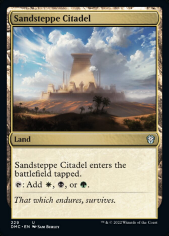 Sandsteppe Citadel [Dominaria United Commander] | PLUS EV GAMES 