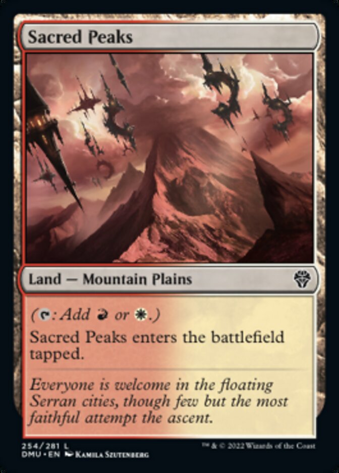 Sacred Peaks [Dominaria United] | PLUS EV GAMES 