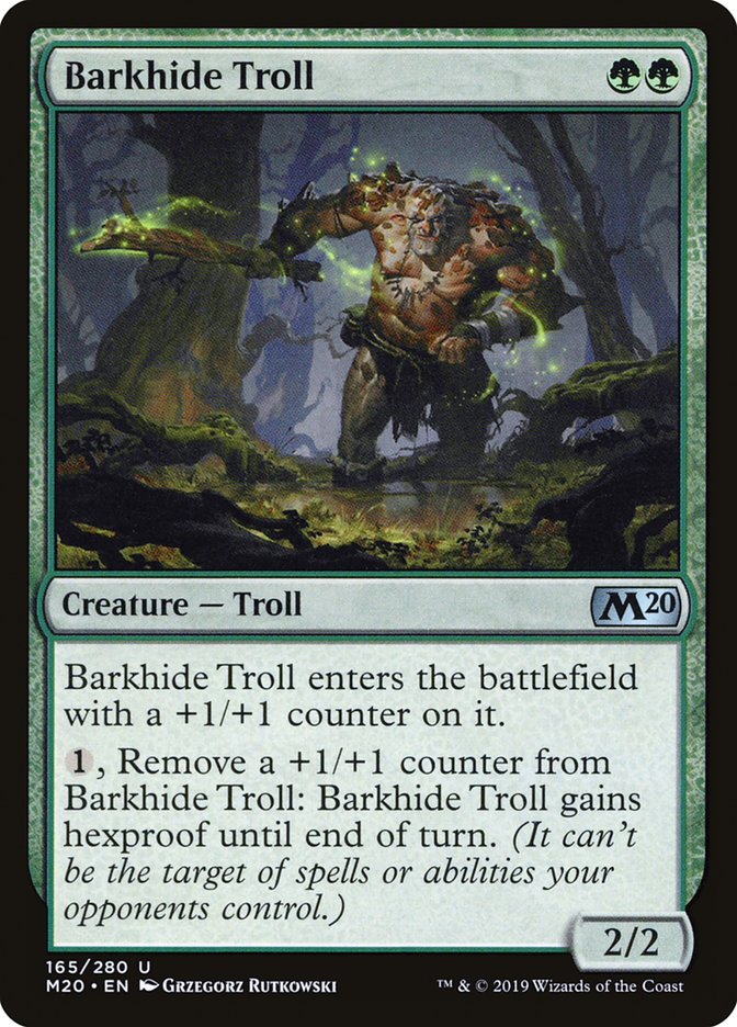 Barkhide Troll [Core Set 2020] | PLUS EV GAMES 