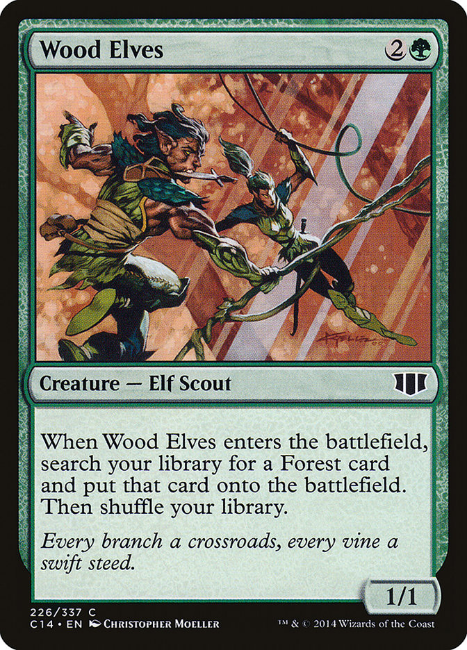 Wood Elves [Commander 2014] | PLUS EV GAMES 