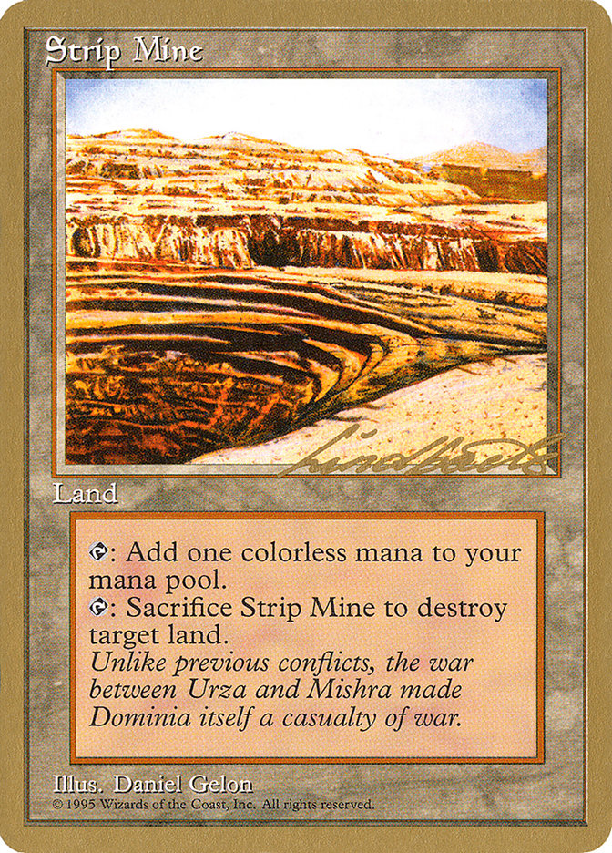 Strip Mine (Leon Lindback) [Pro Tour Collector Set] | PLUS EV GAMES 