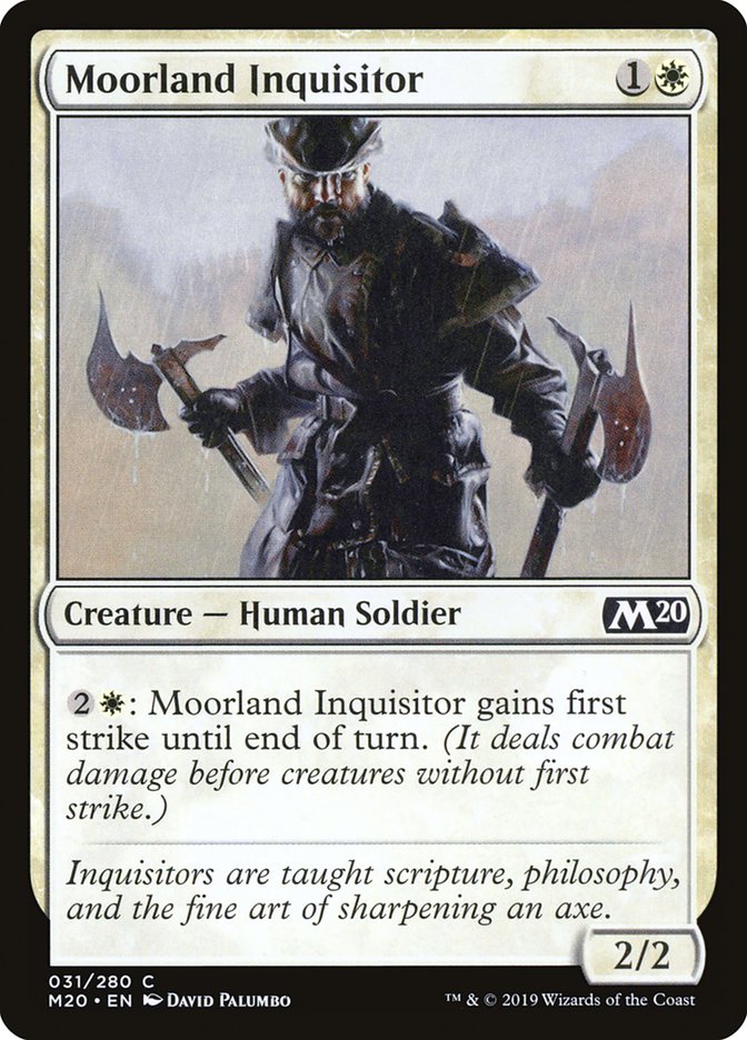 Moorland Inquisitor [Core Set 2020] | PLUS EV GAMES 