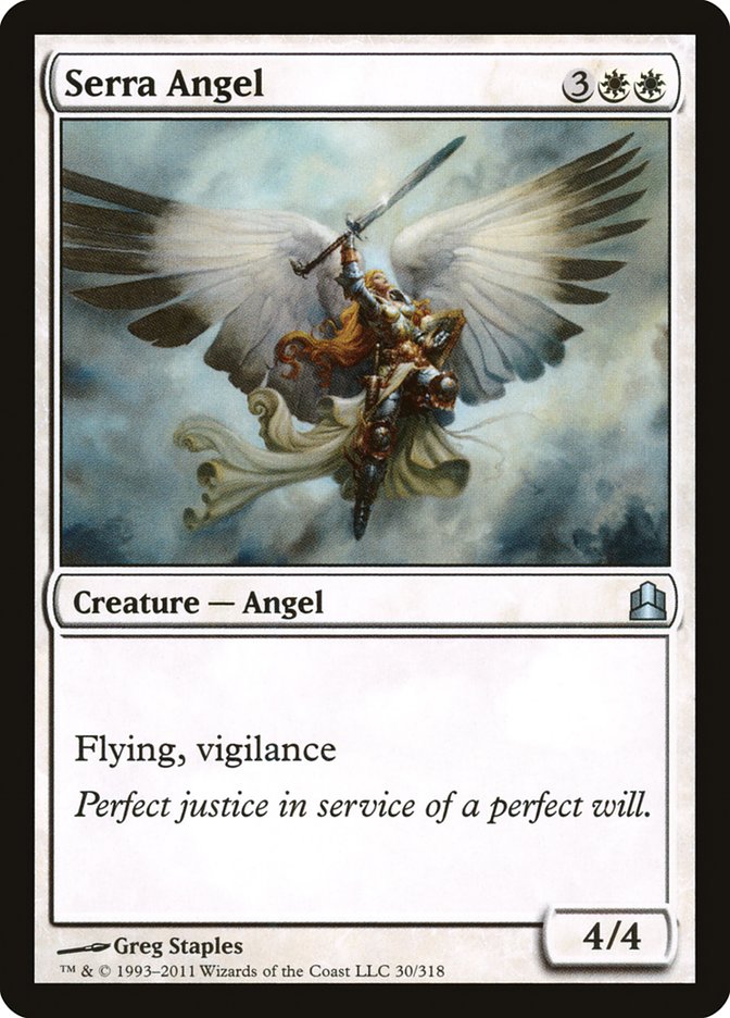 Serra Angel [Commander 2011] | PLUS EV GAMES 
