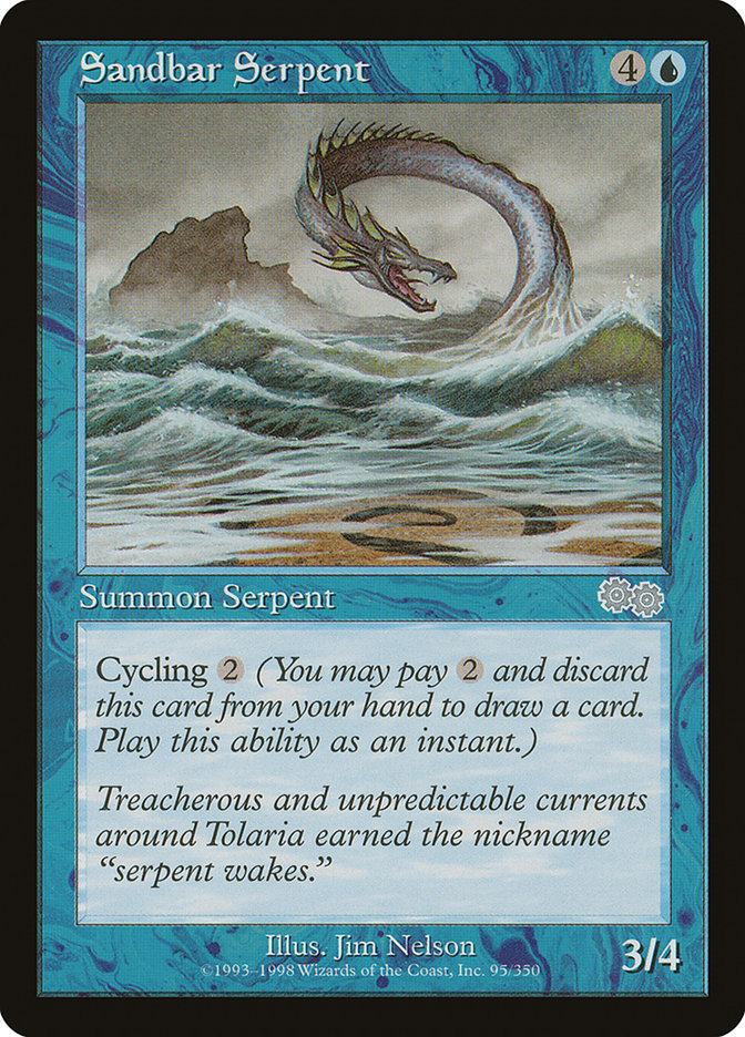 Sandbar Serpent [Urza's Saga] | PLUS EV GAMES 