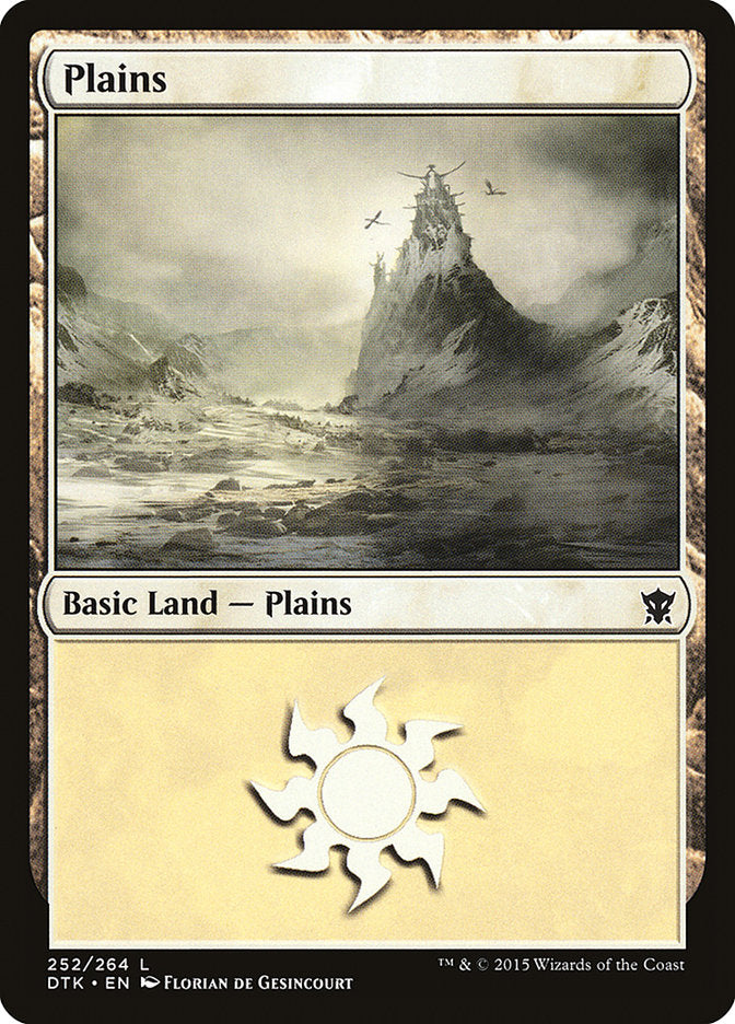 Plains (252) [Dragons of Tarkir] | PLUS EV GAMES 