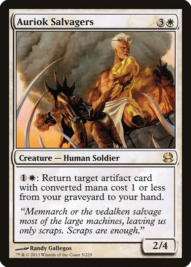 Auriok Salvagers [Modern Masters] | PLUS EV GAMES 