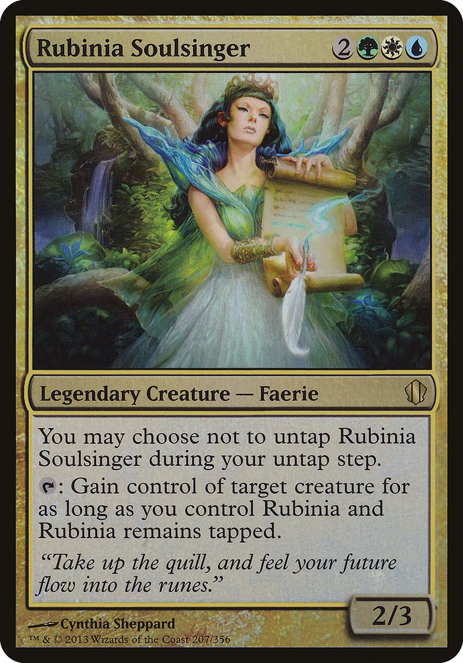 Rubinia Soulsinger (Oversized) [Commander 2013 Oversized] | PLUS EV GAMES 