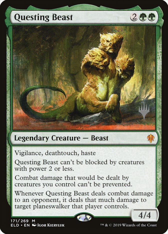 Questing Beast (Promo Pack) [Throne of Eldraine Promos] | PLUS EV GAMES 