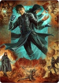 Jace, Mirror Mage 2 Art Card [Zendikar Rising Art Series] | PLUS EV GAMES 