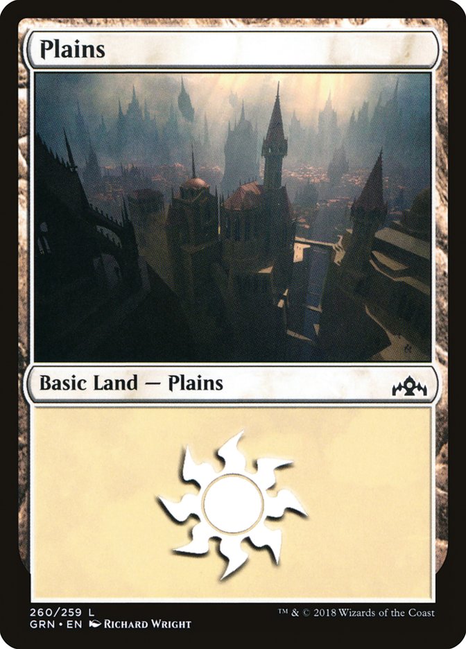 Plains (260) [Guilds of Ravnica] | PLUS EV GAMES 