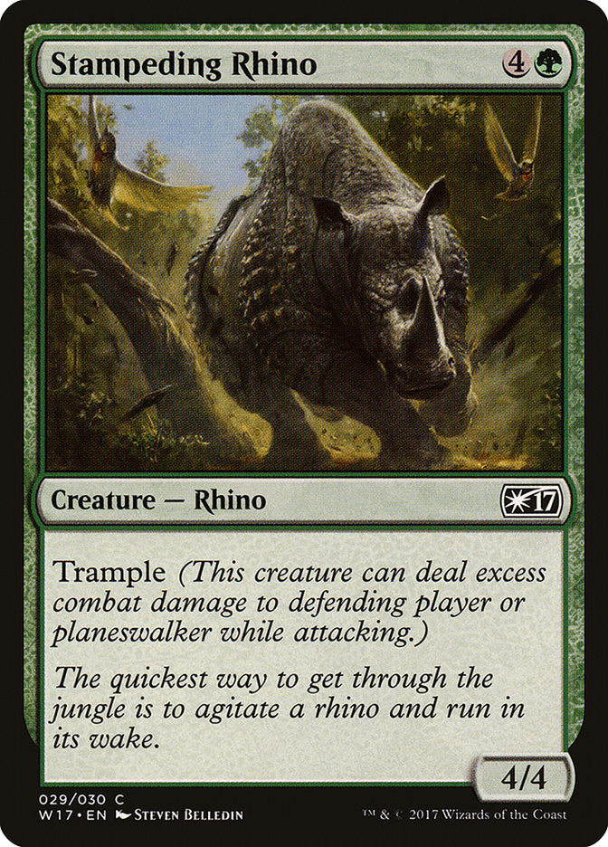 Stampeding Rhino [Welcome Deck 2017] | PLUS EV GAMES 