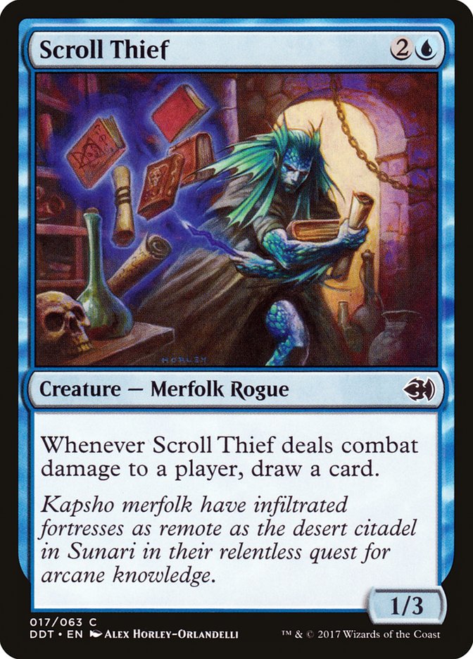 Scroll Thief [Duel Decks: Merfolk vs. Goblins] | PLUS EV GAMES 