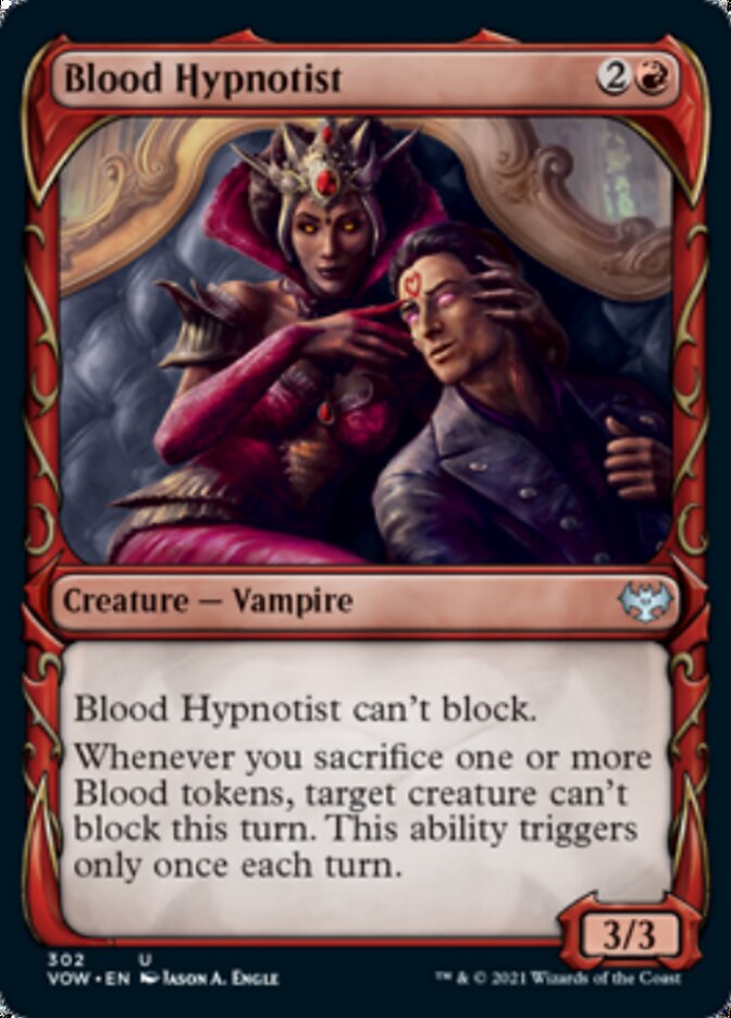 Blood Hypnotist (Showcase Fang Frame) [Innistrad: Crimson Vow] | PLUS EV GAMES 