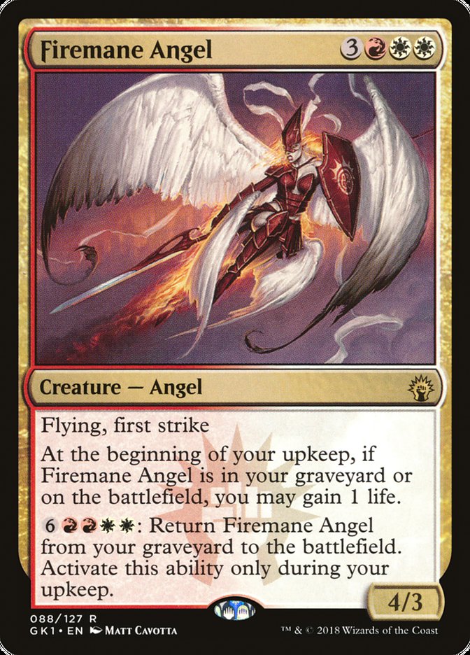 Firemane Angel [Guilds of Ravnica Guild Kit] | PLUS EV GAMES 