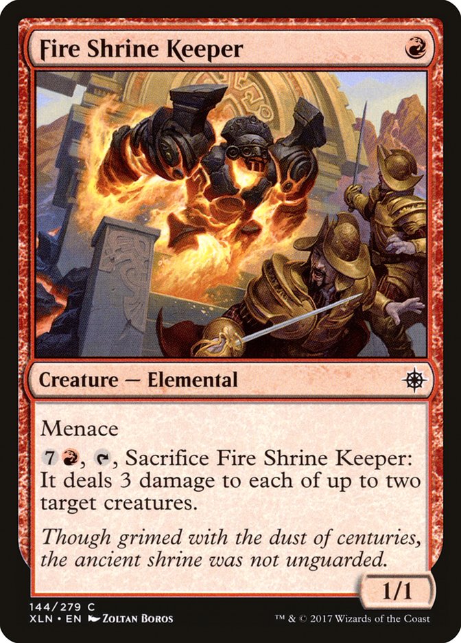 Fire Shrine Keeper [Ixalan] | PLUS EV GAMES 