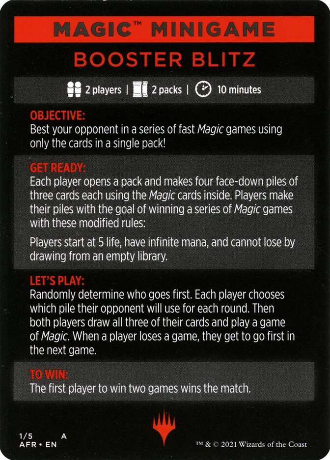 Booster Blitz (Magic Minigame) [Innistrad: Midnight Hunt Minigame] | PLUS EV GAMES 