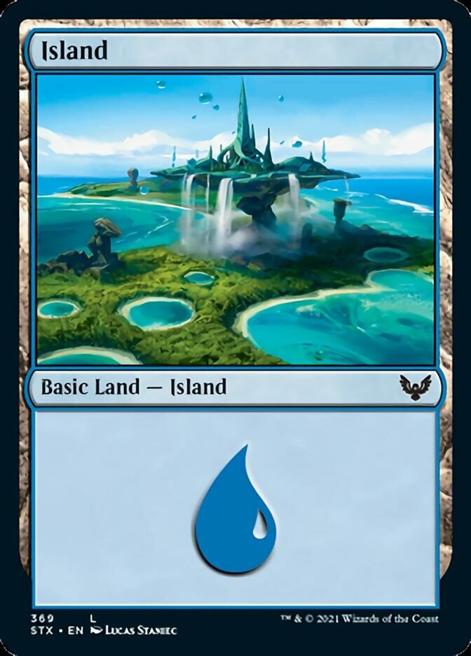 Island (369) [Strixhaven: School of Mages] | PLUS EV GAMES 