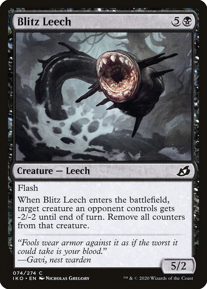 Blitz Leech [Ikoria: Lair of Behemoths] | PLUS EV GAMES 