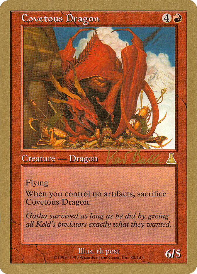 Covetous Dragon (Kai Budde) [World Championship Decks 1999] | PLUS EV GAMES 