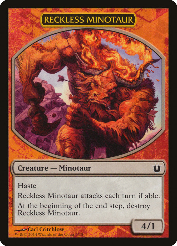 Reckless Minotaur [Born of the Gods Hero's Path] | PLUS EV GAMES 
